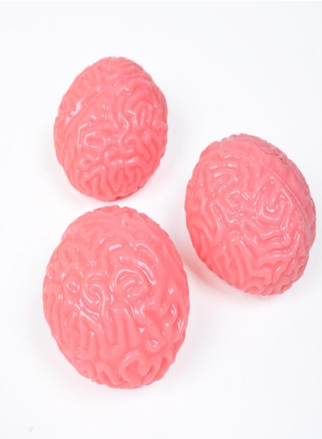 Dhjrefhhd 1Pcs Squishy Brain Fidget Splat Ball Stress-Relieving Sensory Soft Prop Tool Funny Fake Brain Halloween Decoration Props - Image 4